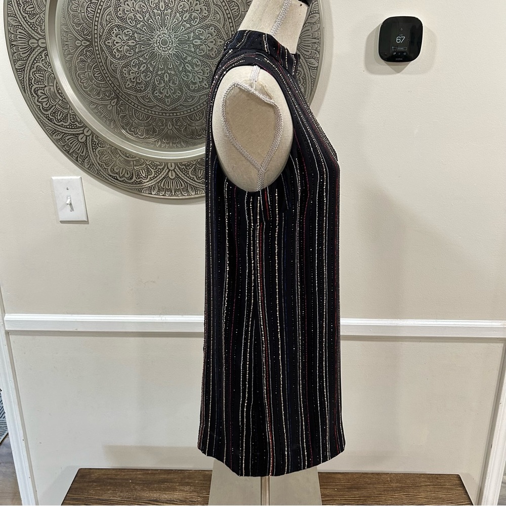 Trina Turk multi sequined vertical dress – Size 4 - Picture 8 of 11